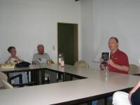 Thomas beim Präsentieren